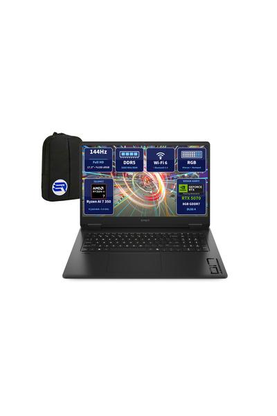 HP OMEN 17 C67G3EAEP8 Ryzen AI7 350 RTX5070 32GBRAM 1TBSSD 17.3 FHD 144Hz Win...