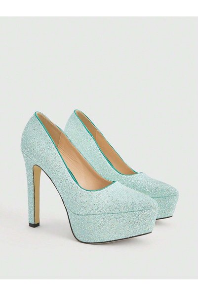 Sheya Heeled Shoes, green