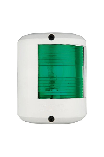 OSCULATI Utility 78 Green Right-Hand Navigation Light with White Hull 12V