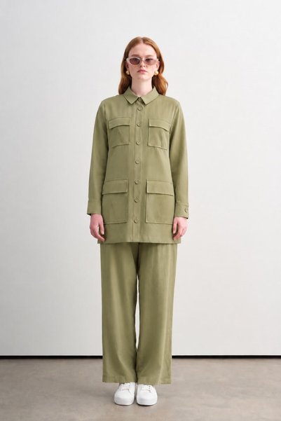 Moodbasic BELİ LASTİKLİ SAFARİ TAKIM