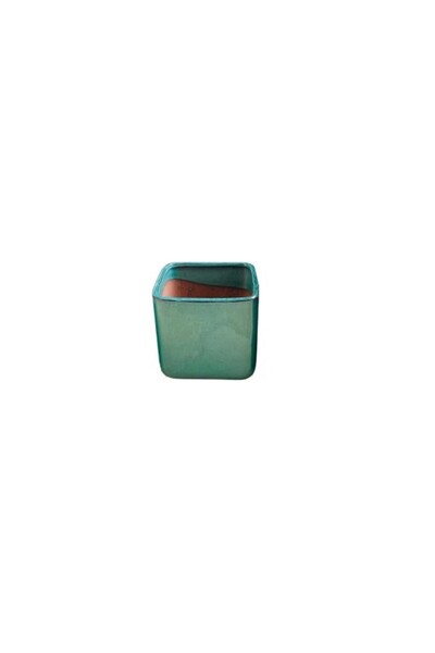 DecoDepot Ceramic pot, outdoor, green, 18x17 cm