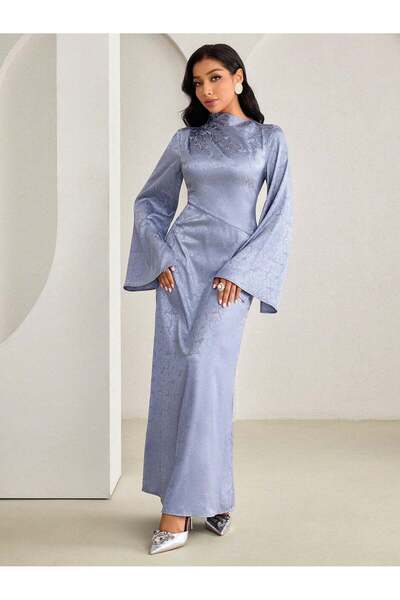 Sheya Long dress, blue