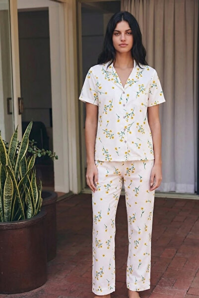 Norcia Sports Viscose Blend Homewear Multi-Colored Pajama Set