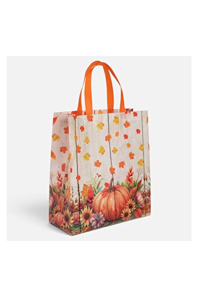 OEM Geanta Multifunctionala PP Dovleci & Frunze 34x14x37,5cm – atmosferă cald...