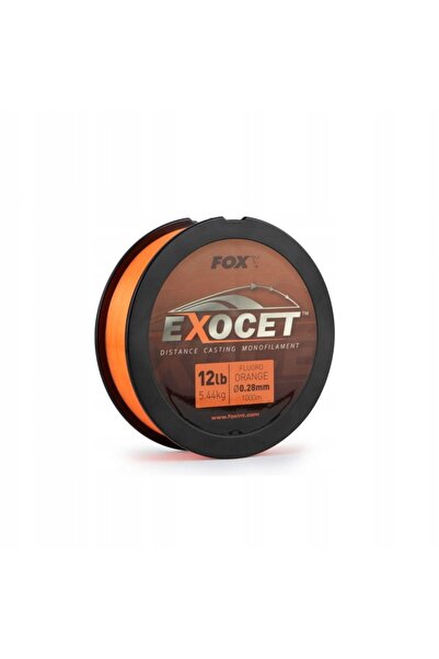 Fox Exocet Fluoro Orange Fir de pescuit monofilament 0.28mm/1000m