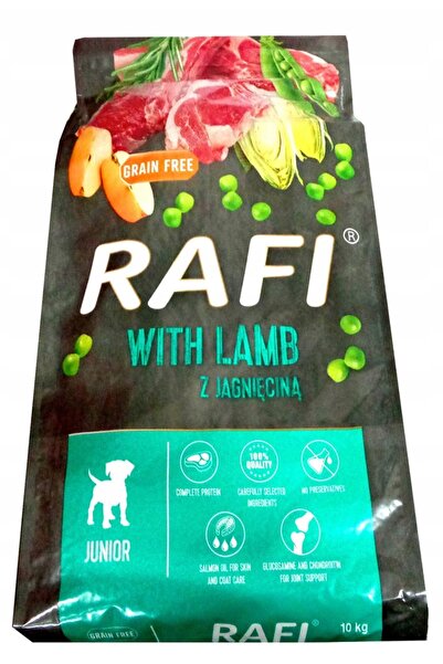 Rafi Hrană uscată pentru câini Junior cu miel 10kg
