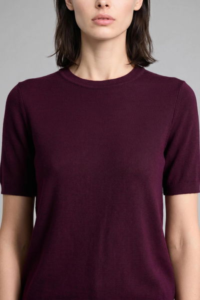 DeFacto D6272AXBR327 Bordo Regular Fıt Bisiklet Yaka Bordo Kazak