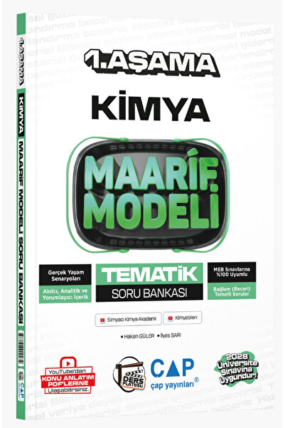 Çap Yayınları Üniversiteye Hazırlık Kimya Ders Platosu Maarif Modeli Tematik ...