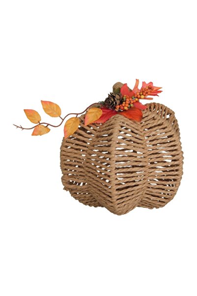 OEM Dovleac Decorativ de Toamna de Culoare Naturala Frunze & Fructe 18x18x16c...