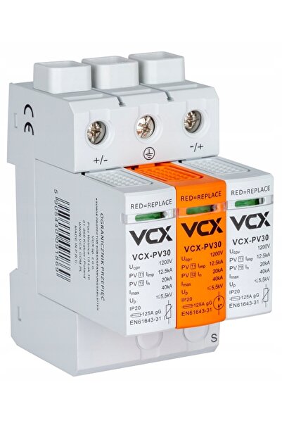 vcx B+C 3P DC 1200V 12.5kA PV30 Descărcător de supratensiune Protector PV