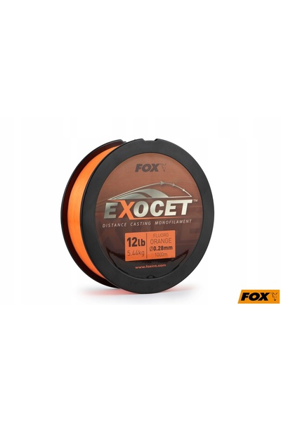 Fox EXOCET FLUORO ORANGE MONO LINIE 0.28mm 1000m