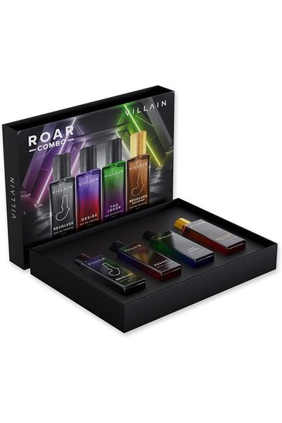 VELVET VILLAINS VILLAIN ROAR Combo - 4 × 20 مل |   مجموعة عطور فاخرة للرجال |...