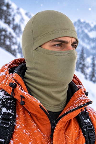umut tekstil imalat Mustard-Colored Thermal Face Mask (Balaclava) — New Seaso...