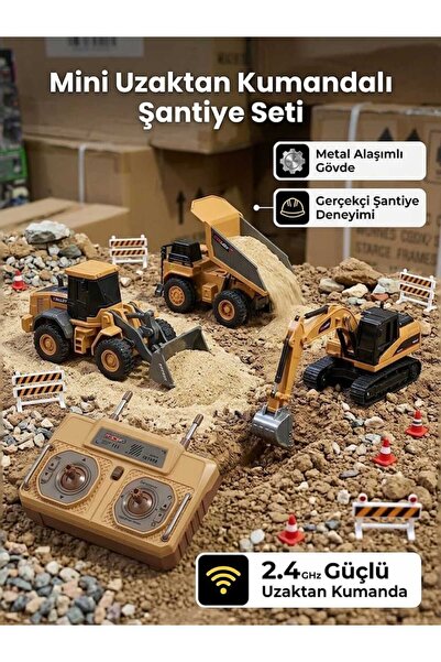 Boratila Toys 2.4Ghz Full Fonksiyon Şarjlı Uzaktan Kumandalı Metal Alaşımlı K...