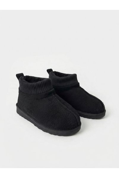 Genel Markalar BaBe by DT Unisex Çocuk Lastik Bilekli İçi Kürklü Bot