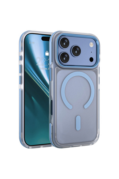 Etteri MagSafe калъф за Apple iPhone 18 Pro / 17 Pro, Etteri, Icy Mag, Baby blue