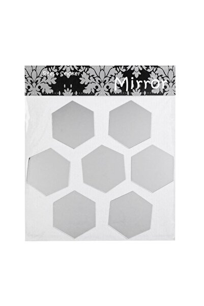 OEM Set Oglinzi Autocolante Acrilice Hexagonale 7x7cm - 7buc – accent decorat...
