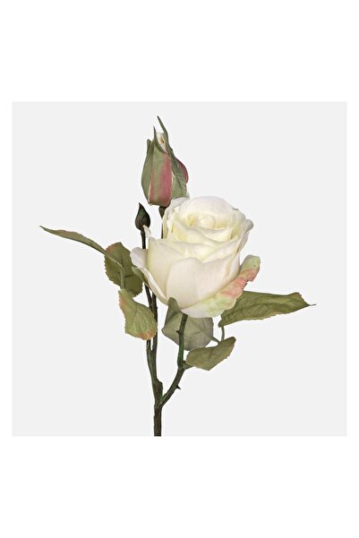 OEM Floare Artificala cu Tulpina Lunga Trandafir Crem 54cm – accent decorativ...