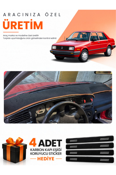 e-biz Volkswagen Jetta (1991-1997) Compatible Dashboard Protection Cover Auto...