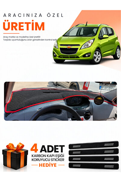 e-biz Chevrolet Spark (2009-2015) Compatible Dashboard Protection Cover Auto ...