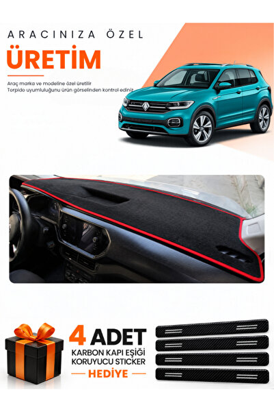 e-biz Volkswagen T-Cross (2021-2023) Compatible Dashboard Protection Cover Au...