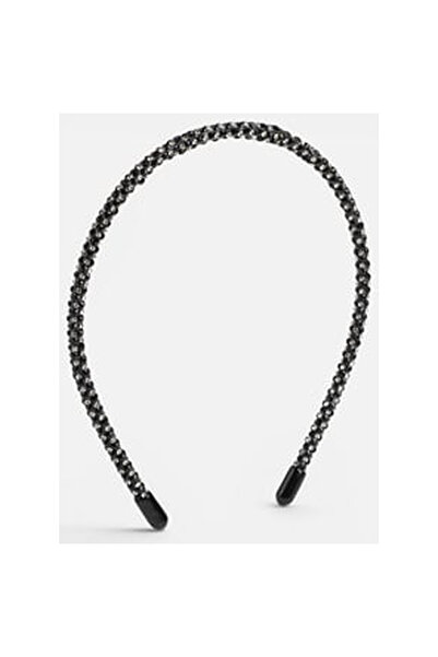 OEM Coronita Par Neagra cu Strasuri pentru Femei