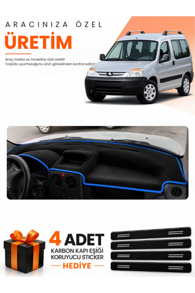 e-biz Peugeot Partner (2002-2008) Compatible Torpedo Protection Cover Auto Co...