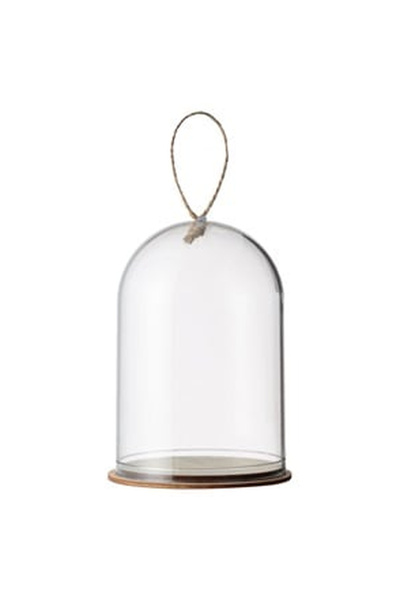 OEM Cupola Transparenta din Plastic cu Baza din Lemn Decorativa de Craciun Ø5...