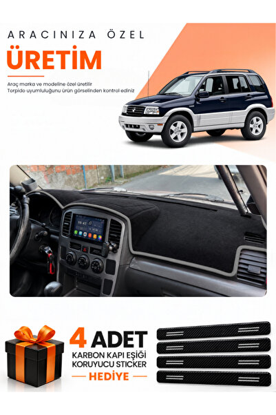e-biz Suzuki Grand Vitara (2003-2006) Compatible Dashboard Protection Cover A...