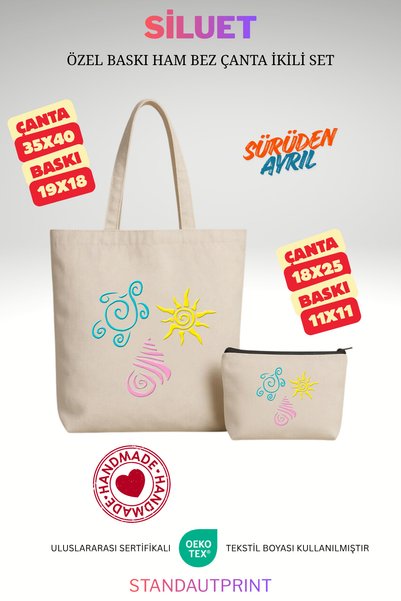 SİLUET Raw Cotton Bag