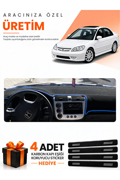 e-biz غطاء حماية توربيدو متوافق مع سيارة هوندا سيفيك VTEC2 (2002-2005) - أسود...