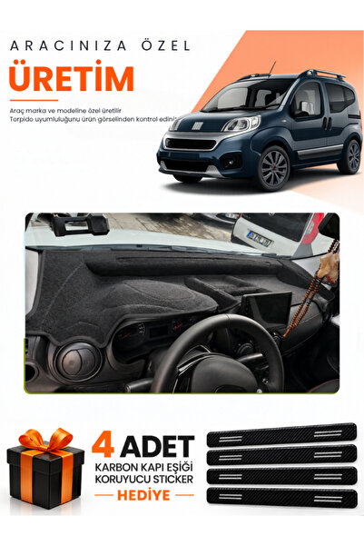 e-biz Fi̇at Fi̇ori̇no Fully Closed (2007-2026) Compatible Glove Box Protectio...