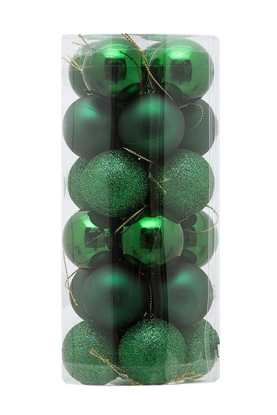 MİLKYADATOYS Snow Angels 4 cm Christmas Ball 24 Pcs