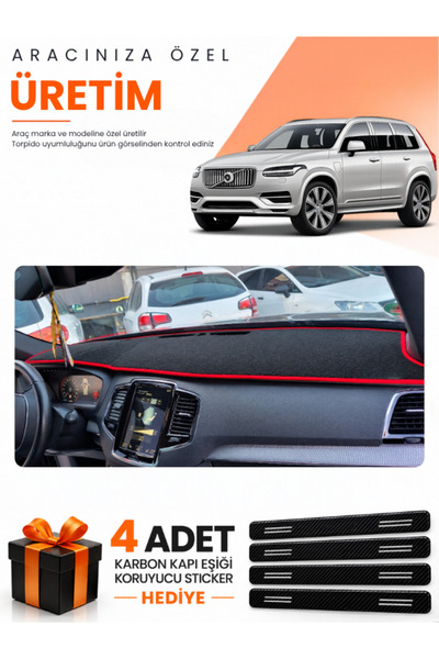 e-biz Volvo Xc-90 (2015-2024) Compatible Dashboard Protection Cover Auto Cove...