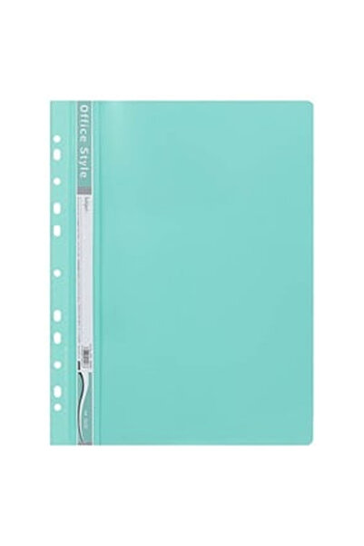 OEM Dosar Plastic Verde Menta A4 cu Sina pentru Biblioraft