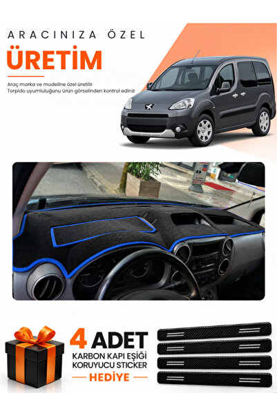 e-biz Peugeot Partner Covered (2010-2014) Compatible Glove Box Protection Cov...