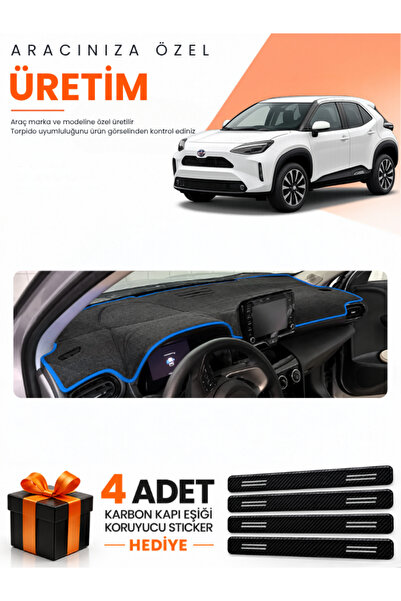 e-biz Toyota Yaris Cross (2022-2025) Compatible Dashboard Protection Cover Au...