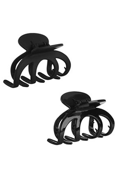 OEM Set Clame Par Claw Neagra Mata & Lucioasa pentru Femei - 2buc