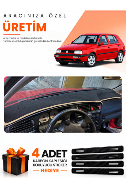 e-biz Volkswagen Golf 3 (1991-1997) Compatible Dashboard Protection Cover Aut...