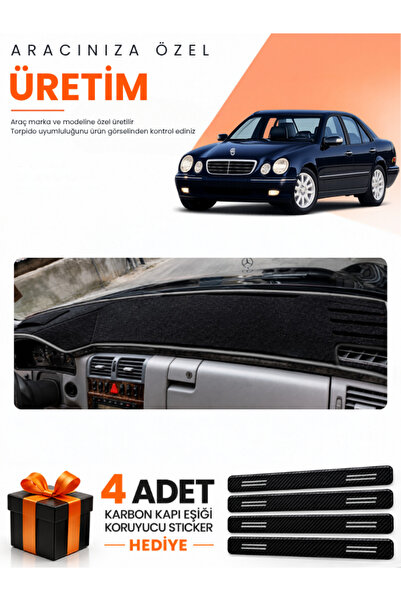e-biz غطاء حماية توربيدو متوافق مع مرسيدس W210 E200 (1995-2002) - أسود-رمادي ...