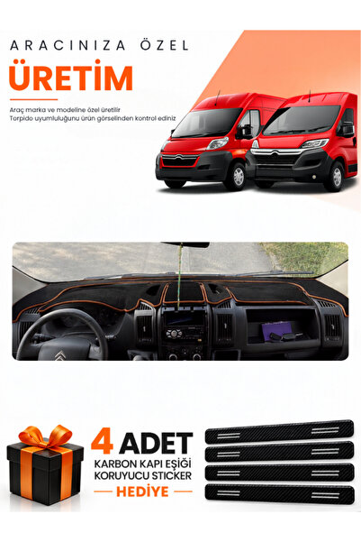 e-biz Citroen Jumper (2006-2024) Compatible Dashboard Protection Cover Auto C...