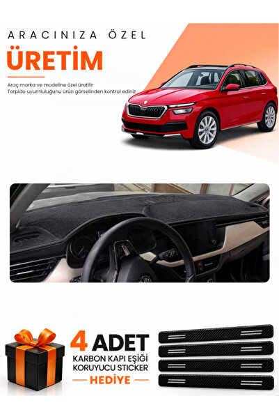 e-biz Skoda Kamiq (2020-2025) Compatible Dashboard Protection Cover Auto Cove...