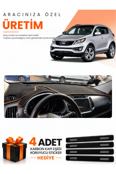 e-biz Kia Sportage (2010-2016) Compatible Torpedo Protection Cover Auto Cover...