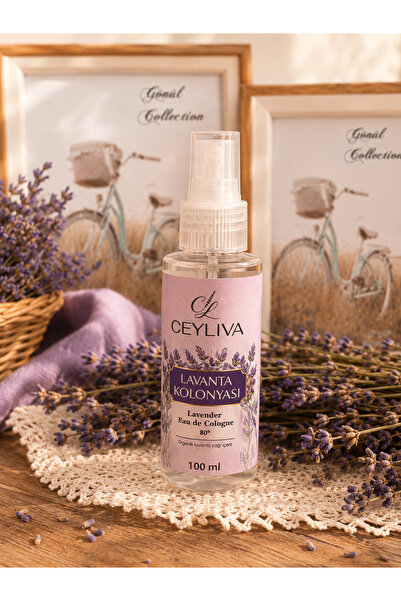 Lavanta Yağlı Kolonya 80 Derece Sprey Lavanta Kolonyası 100 ml