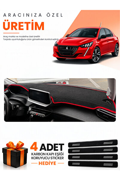 e-biz Peugeot 208 (2020-2024) Compatible Dashboard Protection Cover Auto Cove...