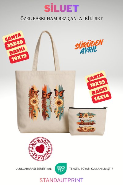 SİLUET Raw Cotton Bag
