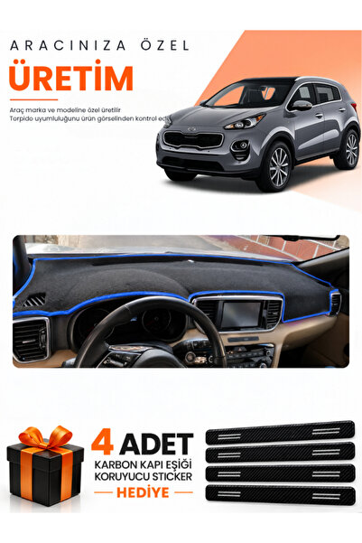 e-biz Kia Sportage (2018-2021) Compatible Dashboard Protection Cover Auto Cov...