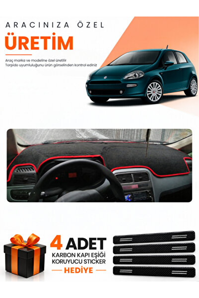 e-biz Fiat Punto Grande (2005-2018) Compatible Dashboard Protection Cover Aut...