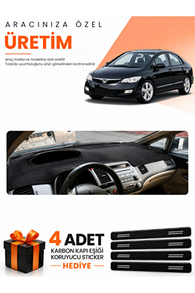 e-biz Honda Civic Fd6 (2005-2011) Compatible Dashboard Protection Cover Auto ...