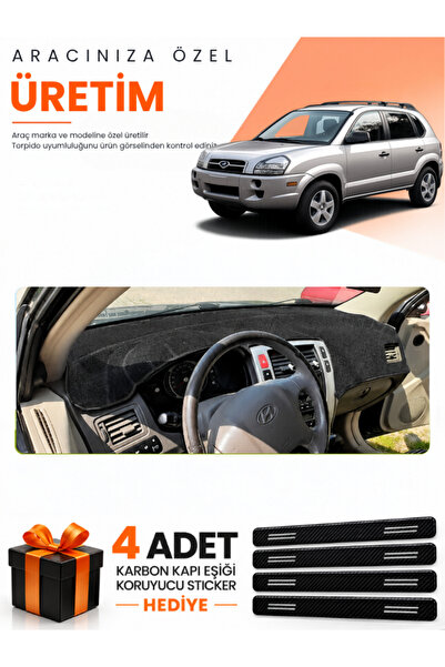 e-biz Hyundai Tucson 1 (2004-2009) Compatible Dashboard Protection Cover Auto...